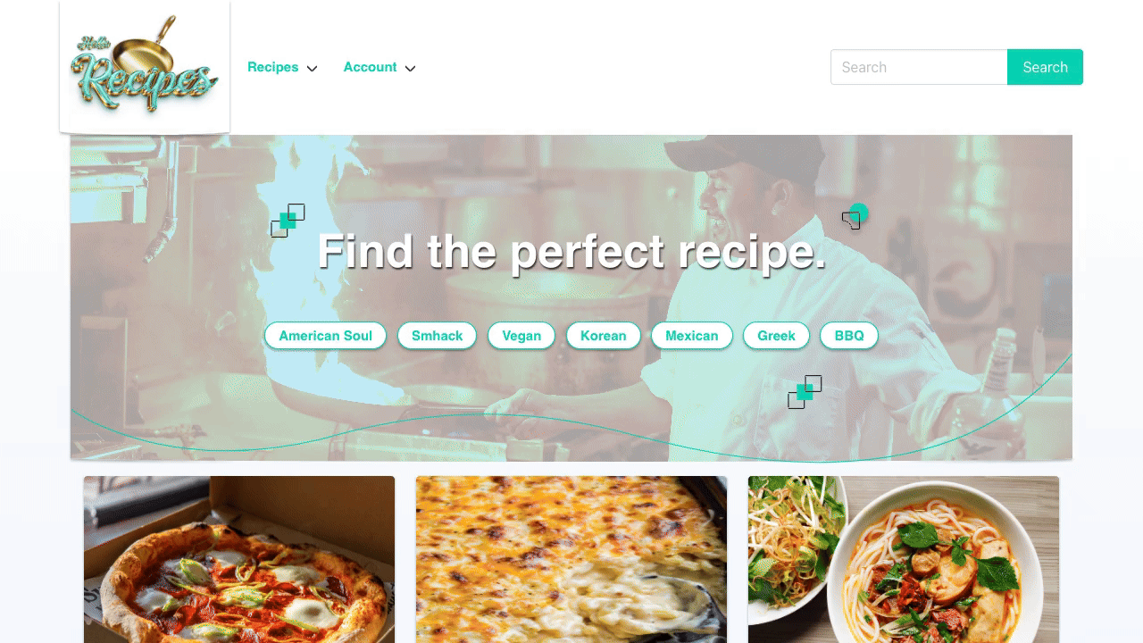 Hella Recipes Dashboard
